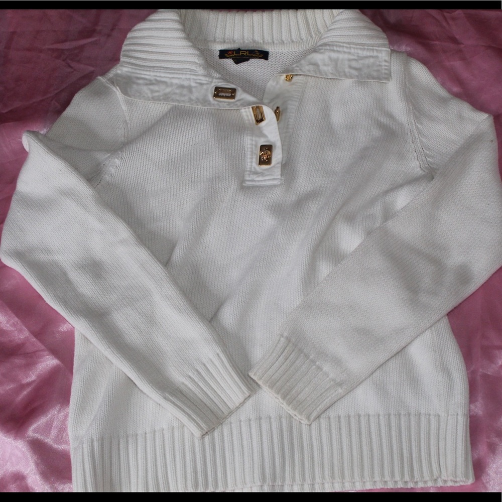 Cream Color LAUREN Ralph Lauren Pullover Sweater